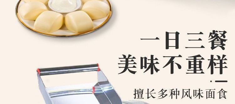 Automatische Nudelmaschine aus Edelstahl, multifunktional