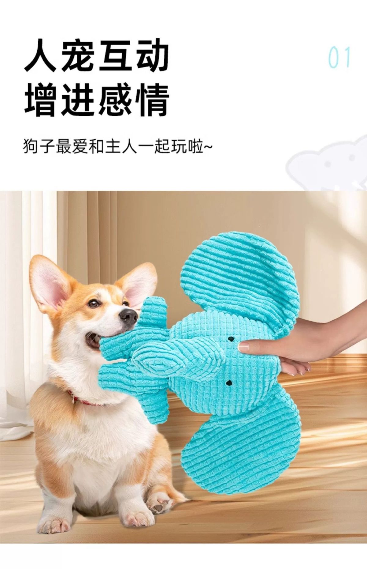 宠物耐咬可水洗磨牙玩具狗狗自嗨解闷神器柴犬金毛萨摩耶互动用品
