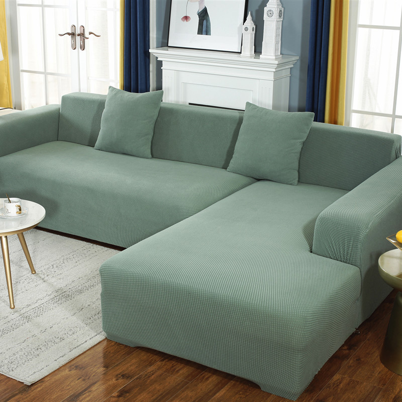 Corn Velvet Sofa Cover Thick Elastic Non-Slip
