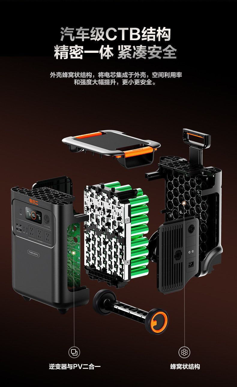 Dianxiaoer 3600plus 3.58kWh Portable Power Station