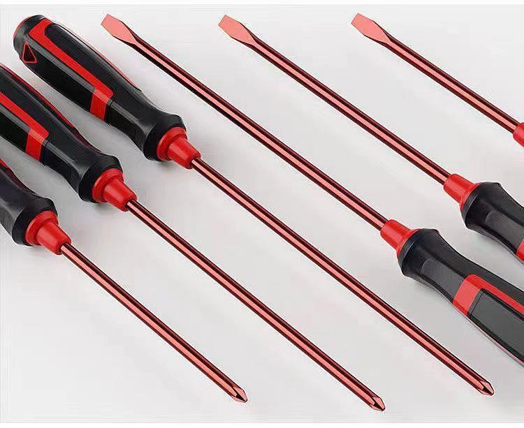 S2 steel screwdriver set, magnetic, industrial grade