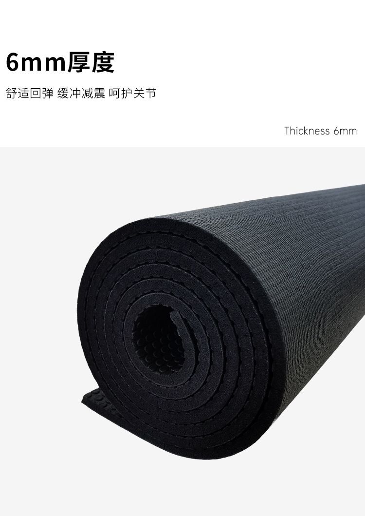 Frosch-Yogamatte 6mm PVC rutschfest