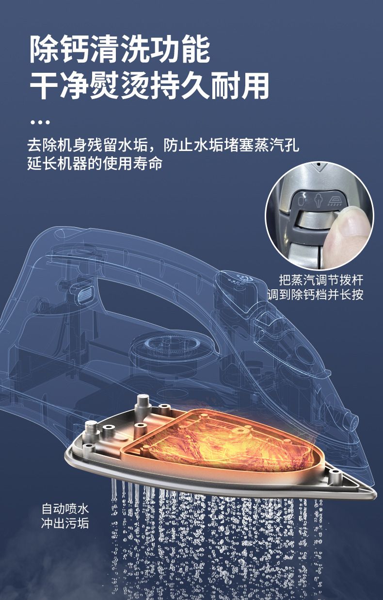 Yangzi electric iron, steam, portable, household use