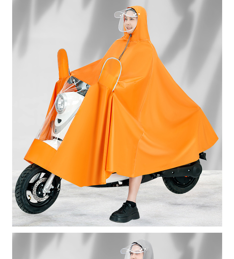 E-Bike Regenmantel, ein bis zwei Personen, verstärkt, wasserdicht