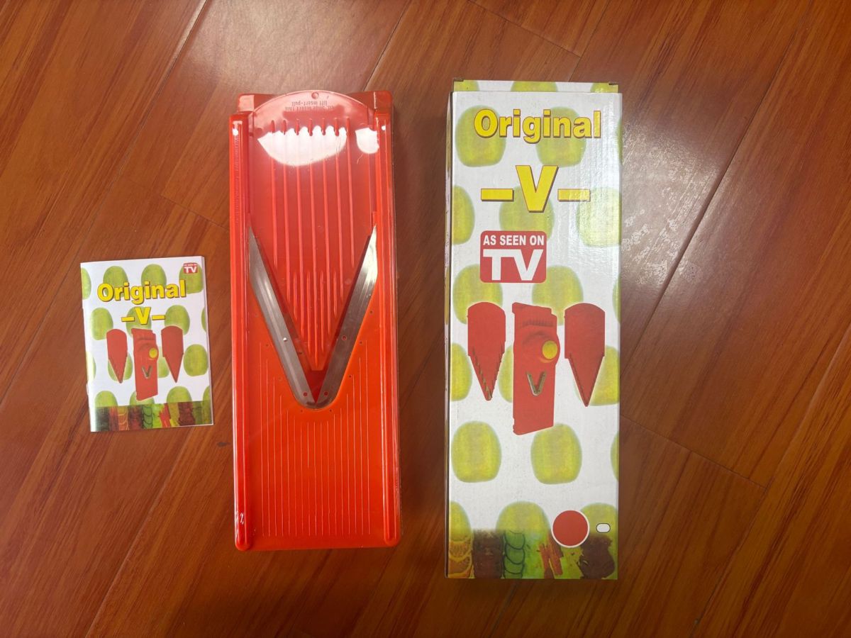 V Tipi Sebze Doğrayıcı ve Rendesi Mutfak Aracı
