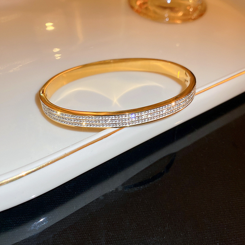 Zirkonia-Armband, leichtes Luxusdesign