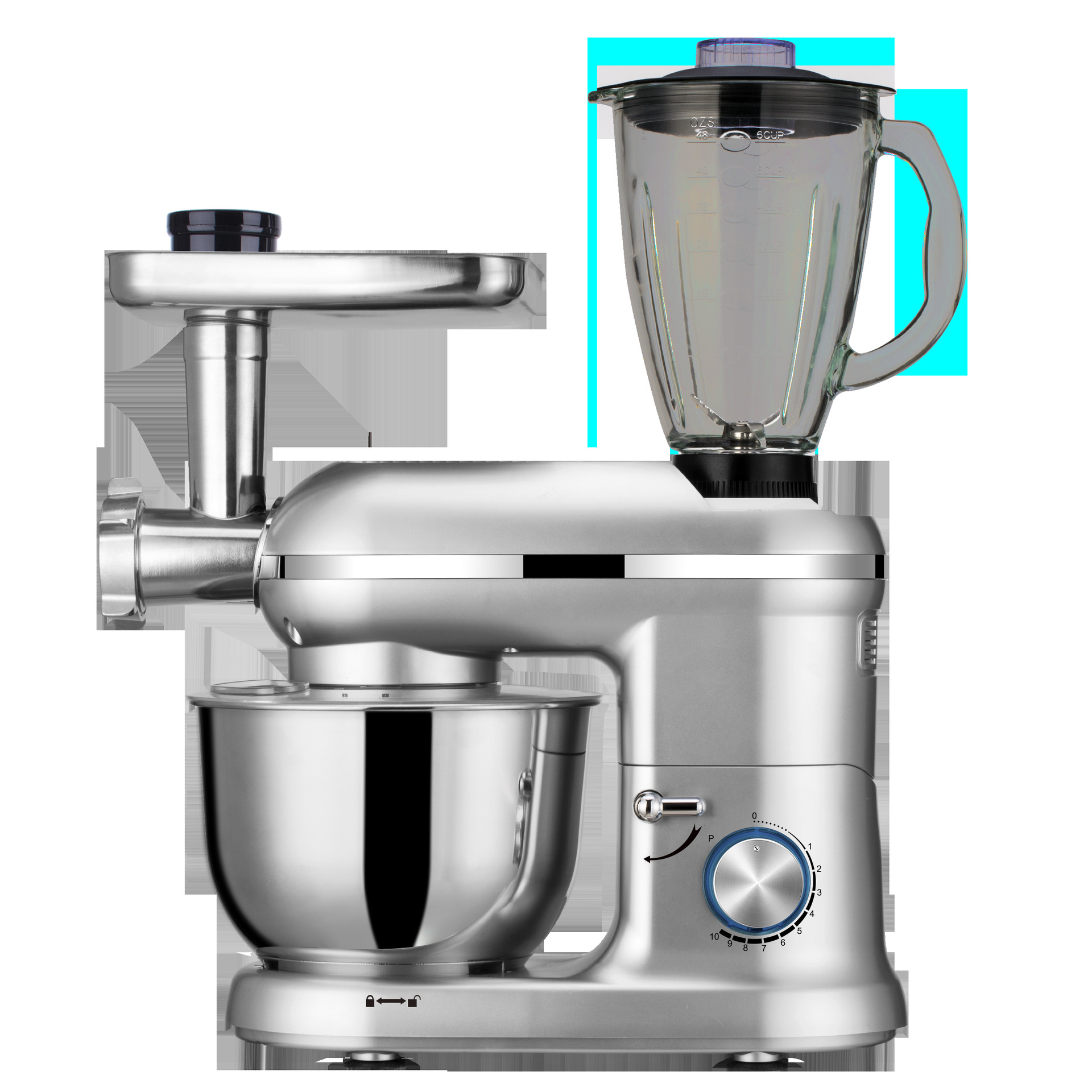 5,5L Multifunktions-Küchenmaschine, 5-in-1