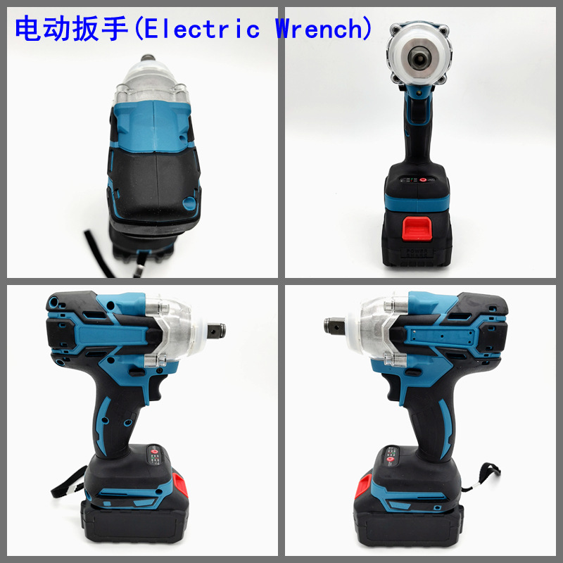 Rechargeable lithium-ion power tool set, hammer and grinder