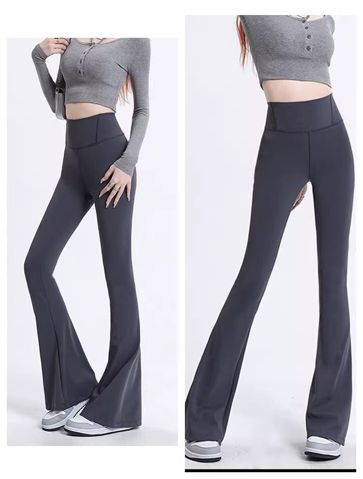 Women's yoga long pants casual outdoor high waist slimming