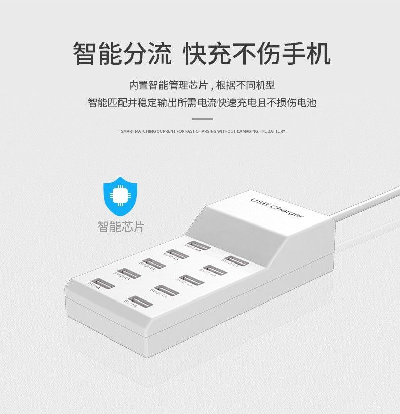 Xiaomi kompatibles Multi-Port USB-Schnellladegerät