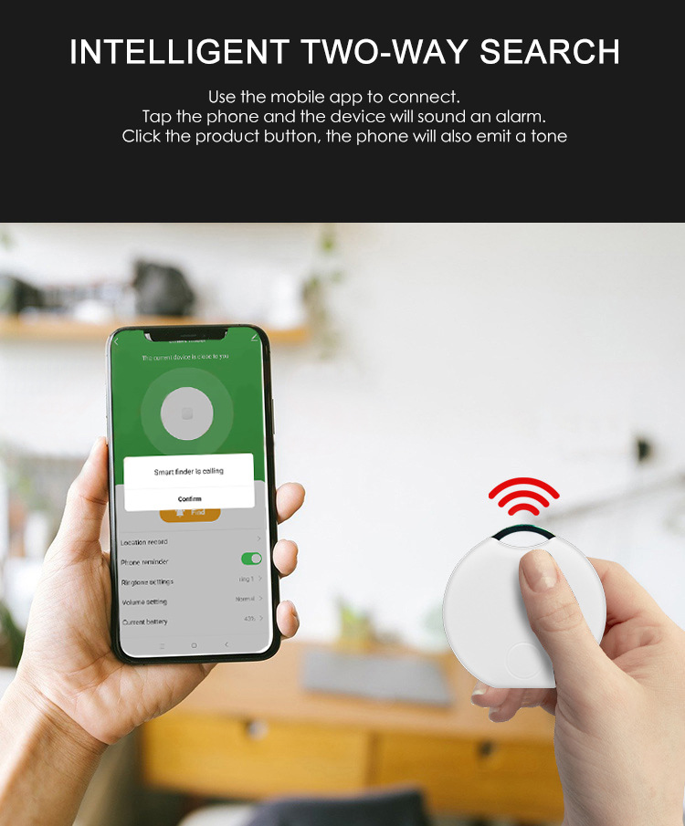 Bluetooth smart tracker two-way calling key finder