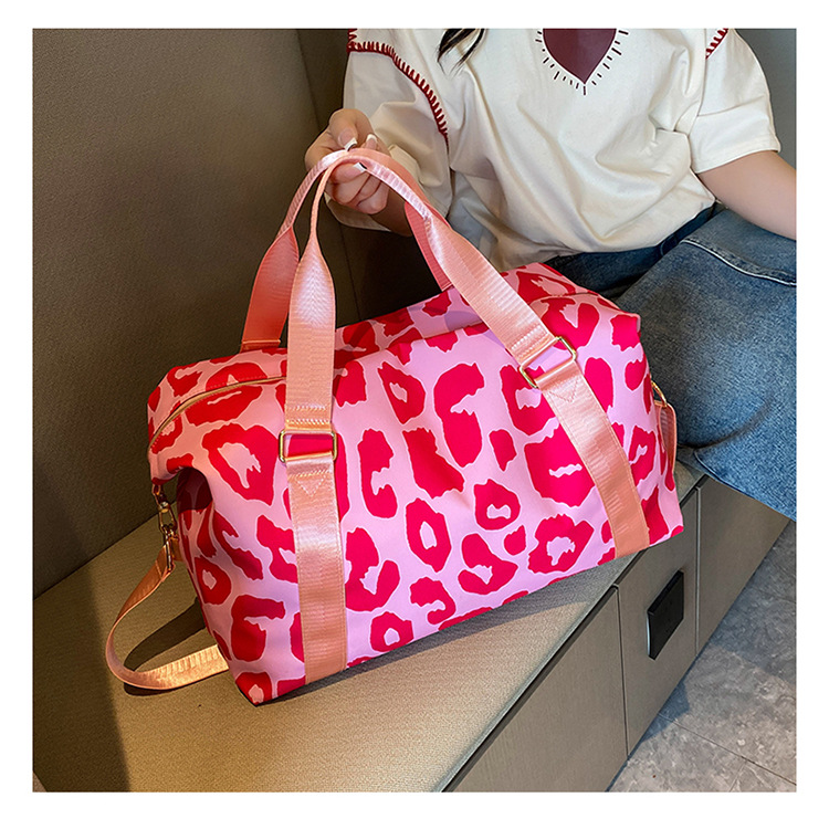 Travel Bag, Large Capacity Cow Print, Carry-on