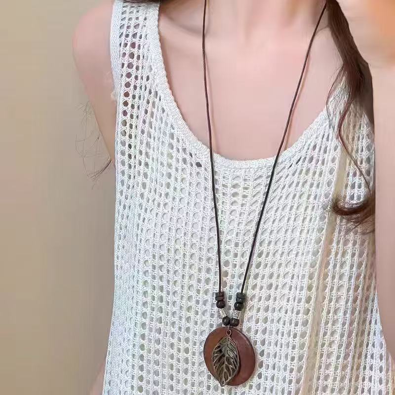 Bohem etnik stil kolye kadın