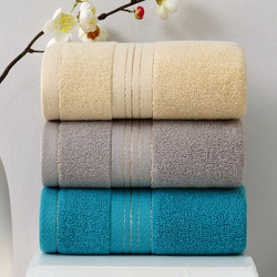 Coral fleece towel set, 3-piece, absorbent, gift box
