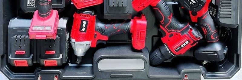 Dört parçalı fırçasız lityum elektrikli alet seti
