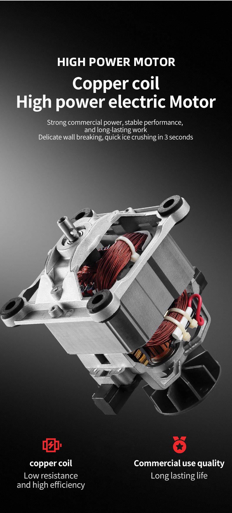 Paslanmaz Çelik Blender, 3/6/8 Fonksiyonlu Mutfak Robotu