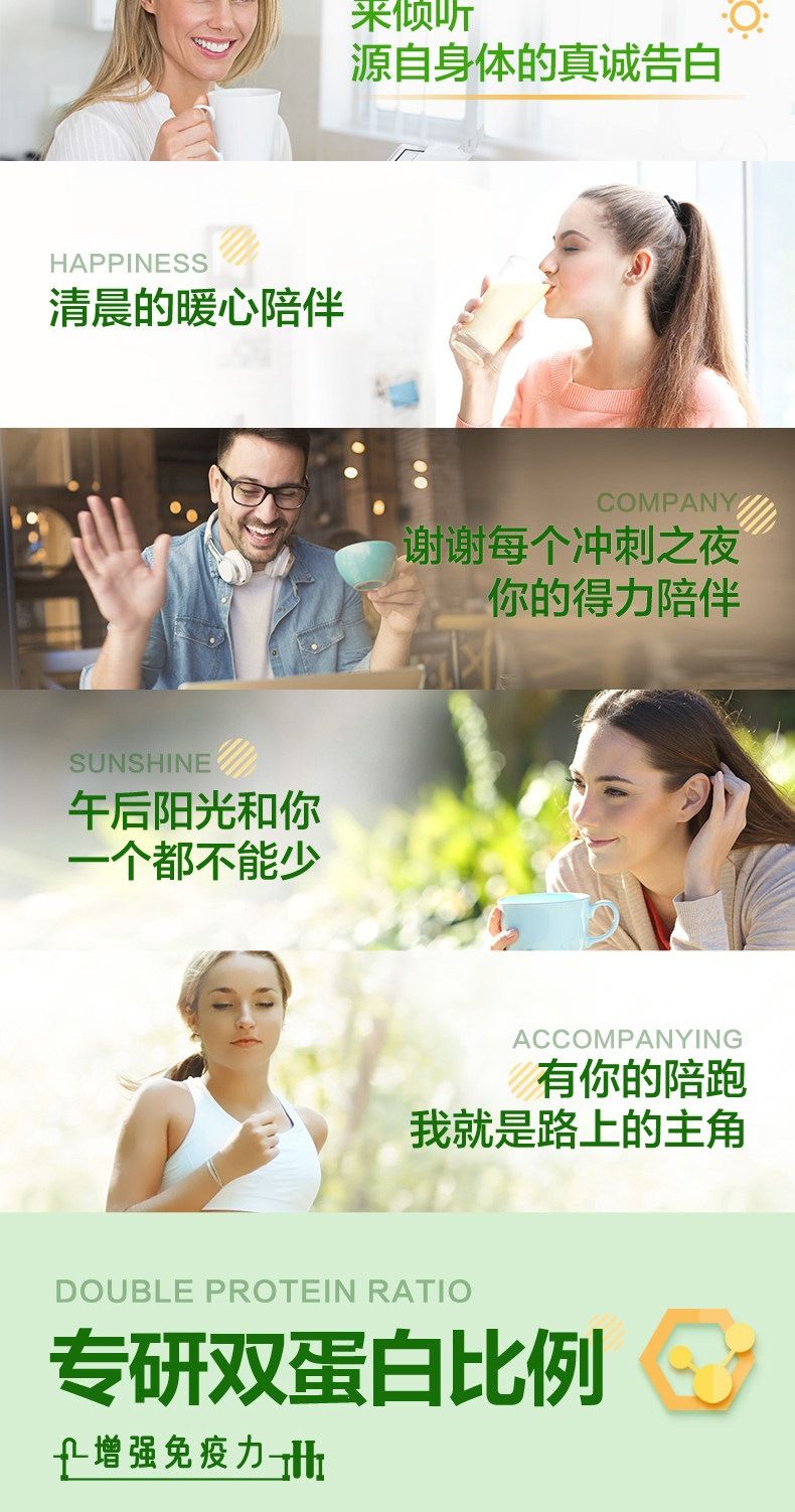 汤臣倍健植物乳清双蛋白质粉450g蛋白粉礼盒中老年人营养