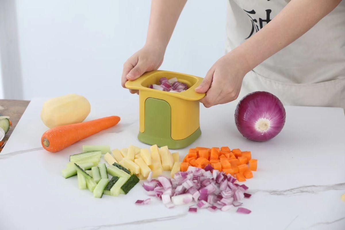 Manuelles Gemüseschneidegerät mit Kartoffel- und Pommes-Klinge