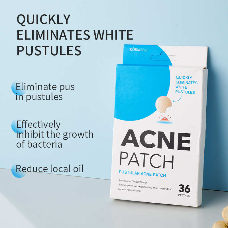 KORMESIC acne patches, facial cleansing and care treatment