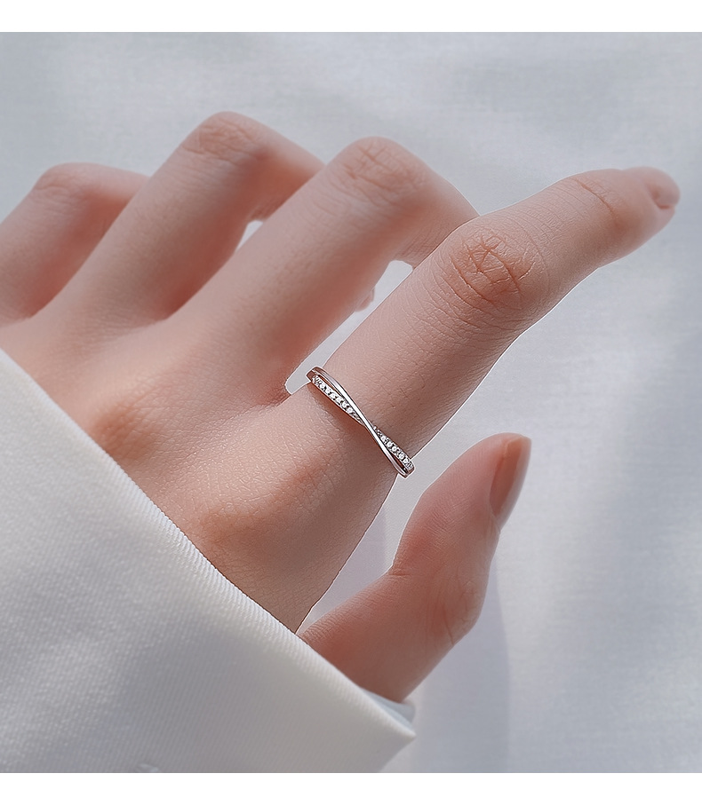 925 gümüş düz yüzük kadın, mat yüzey, minimalist