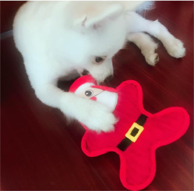 Hundespielzeug Weihnachtsserie Plüsch Kauspielzeug