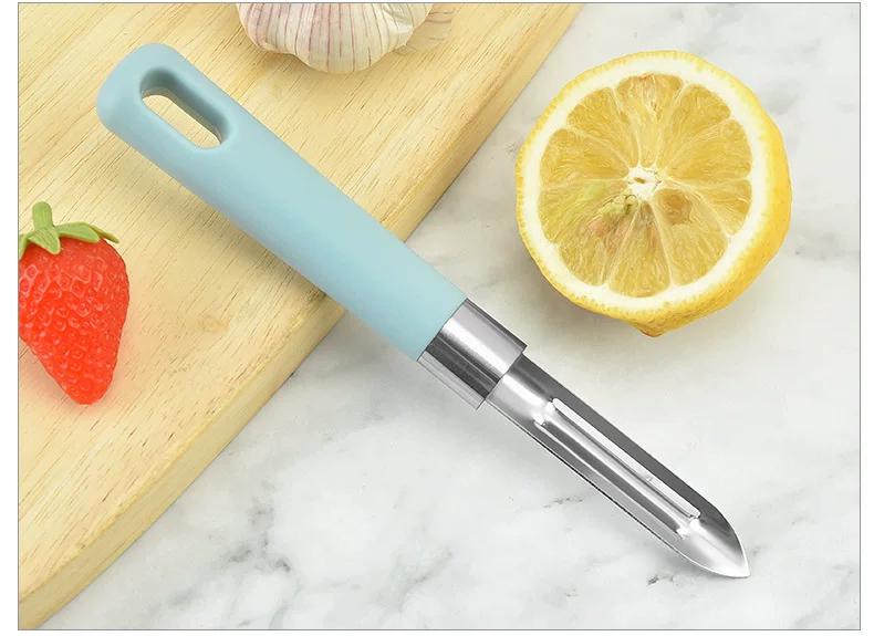 Mutfak soyma bıçağı, 2-in-1, meyve patates