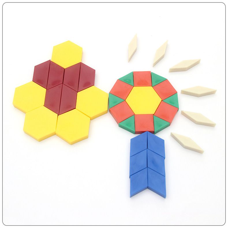 Çocuk geometrik şekil puzzle, 6 renk, şekil tanıma tahtası
