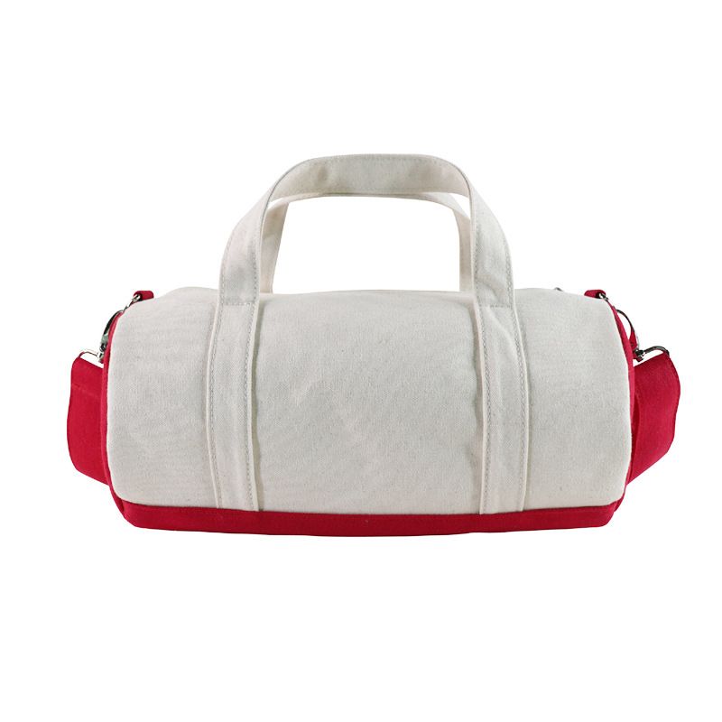 Segeltuch-Reisetasche, Einschulter-Umhängetasche, Zylinderform