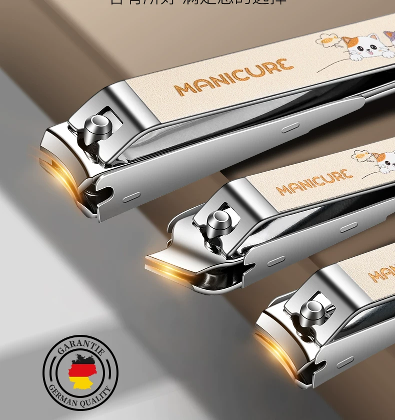 Nagelknipser-Set 5-teilig, Anti-Spritzer, deutsches Design