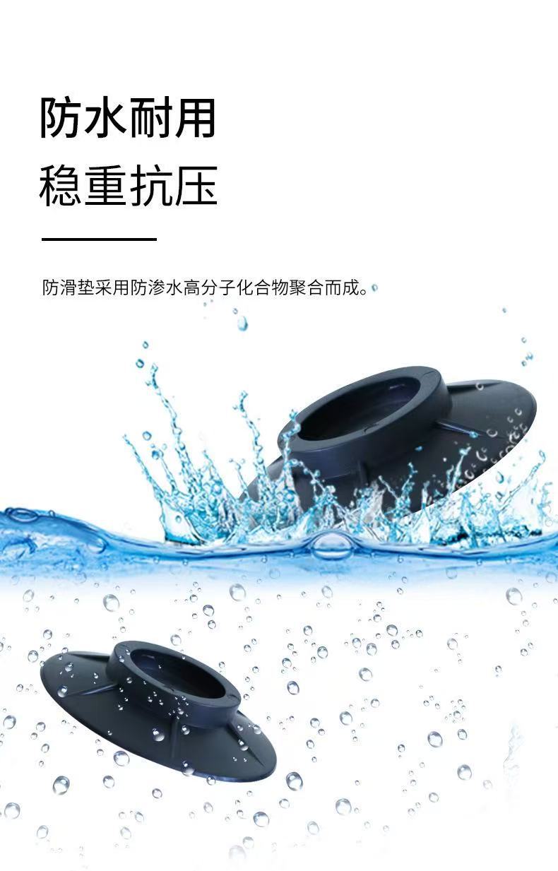 Washing machine and refrigerator anti-slip vibration pads