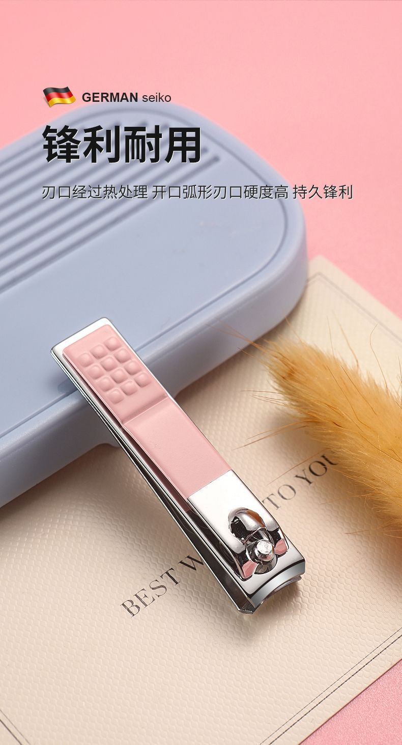 Manicure tool set, 14-piece, stainless steel, portable