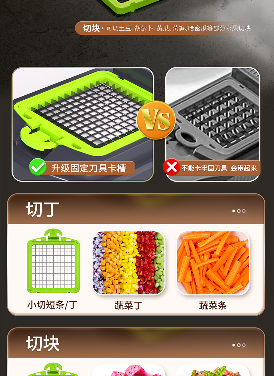 Kitchen vegetable cutter drum type, multifunctional