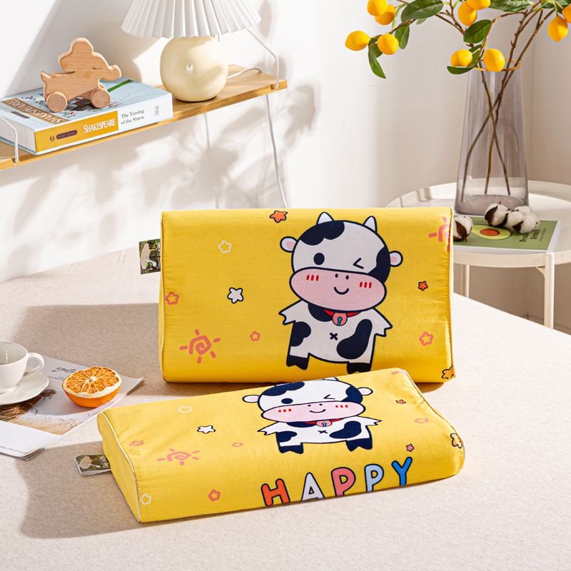 Natural latex pillow pure cotton core child and adult sizes
