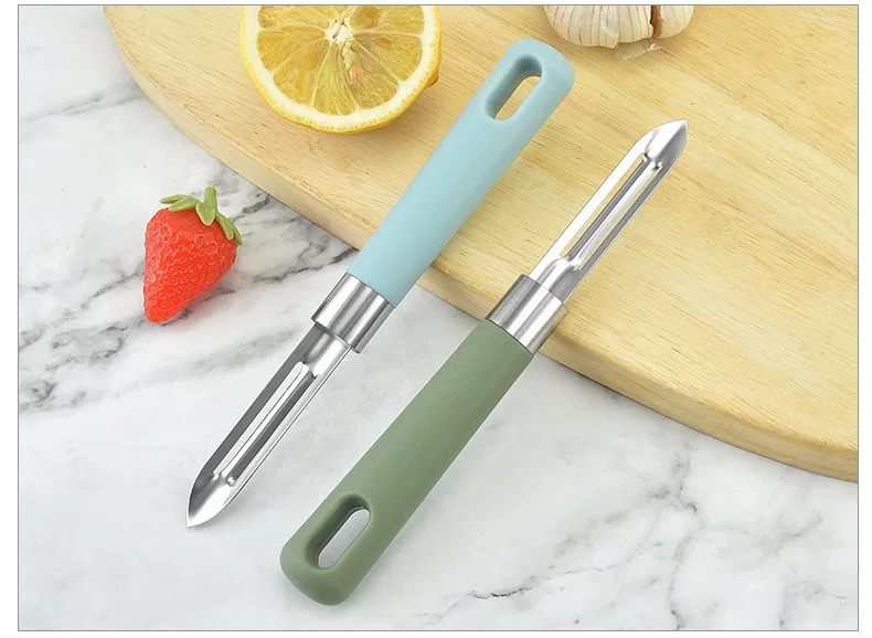 Mutfak soyma bıçağı, 2-in-1, meyve patates