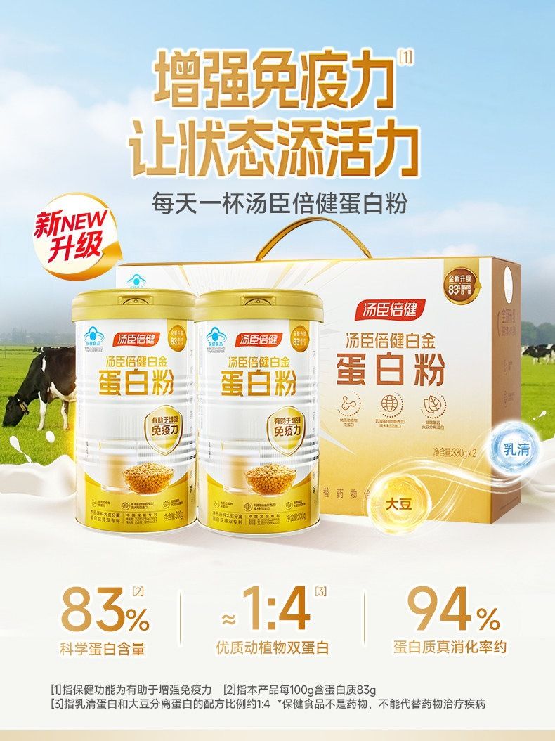 Protein powder for middle-aged and elderly, whey protein