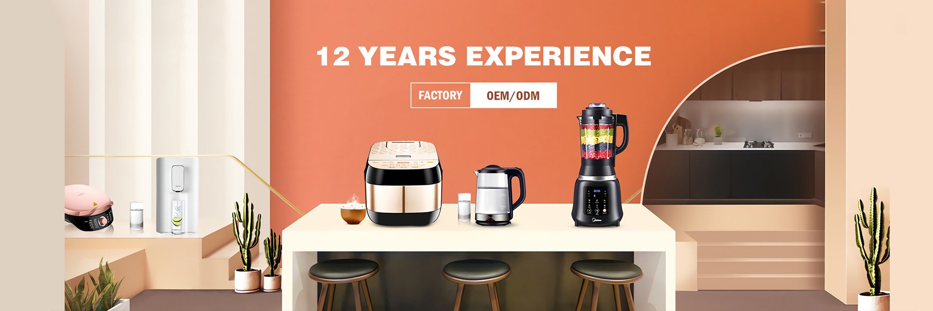 Blender mit doppeltem Behälter, hochleistungsstark, Smoothie-Maker