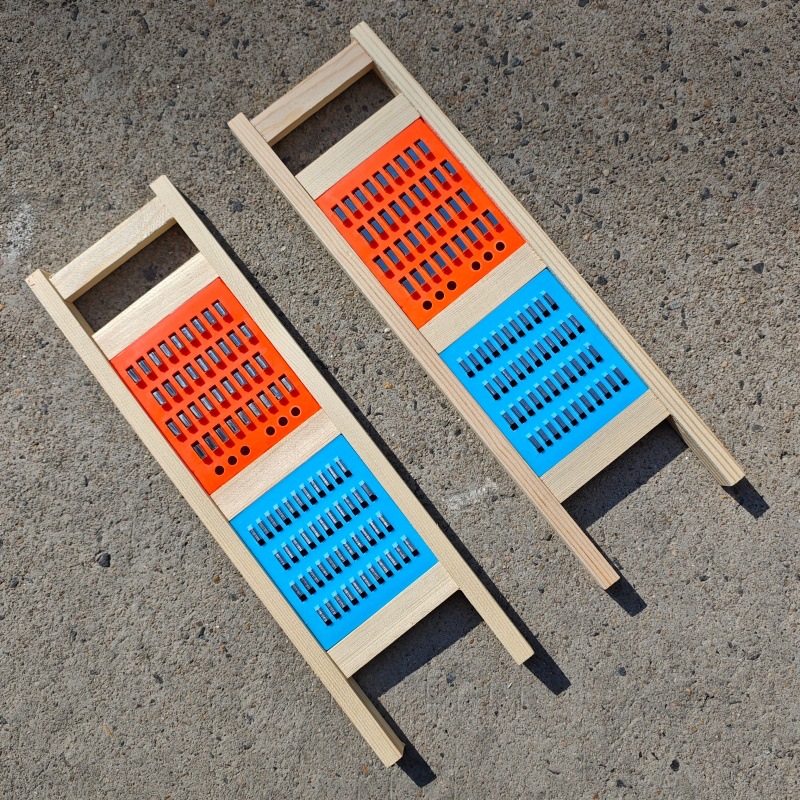 Wooden vegetable grater, slicer, potato and carrot tool