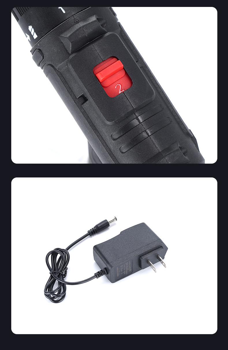 12V kablosuz elektrikli matkap seti, iki hız, şarj edilebilir