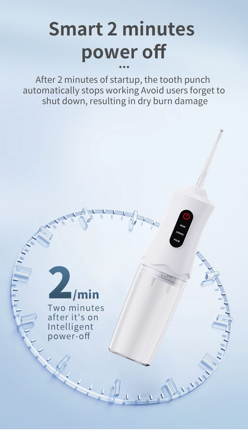 跨境批发便携式家用洗牙器脉冲水牙线牙齿口腔护理USB电动冲牙器