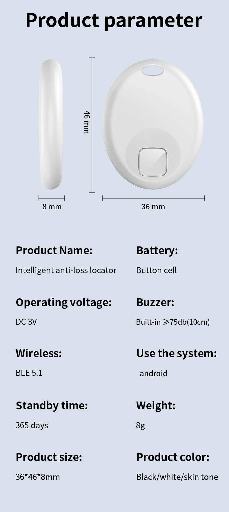 AirTag remote tracking device with global location finder