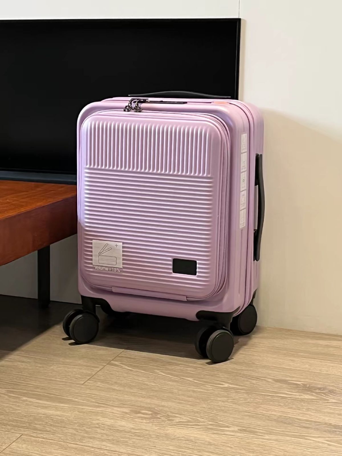 新款16寸小型儿童行李箱登机旅行箱免托运拉杆箱前开盖便携出行箱