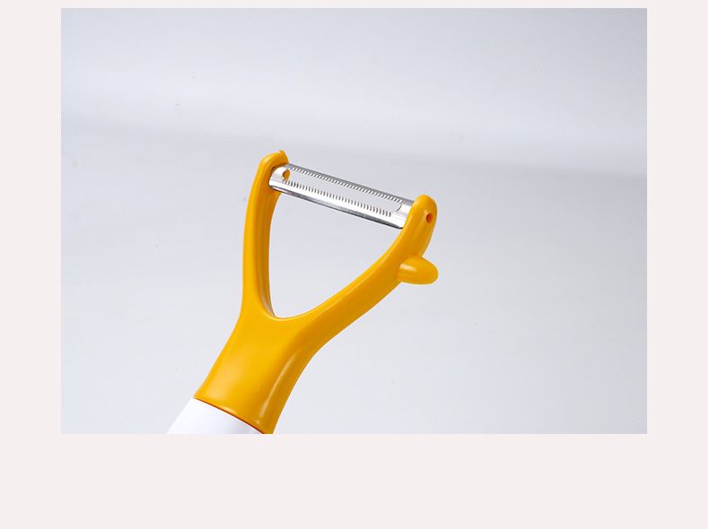 Plastic fruit peeler
