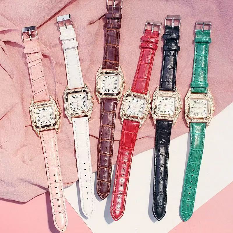Damen-Quarzuhr Armband 2er Set