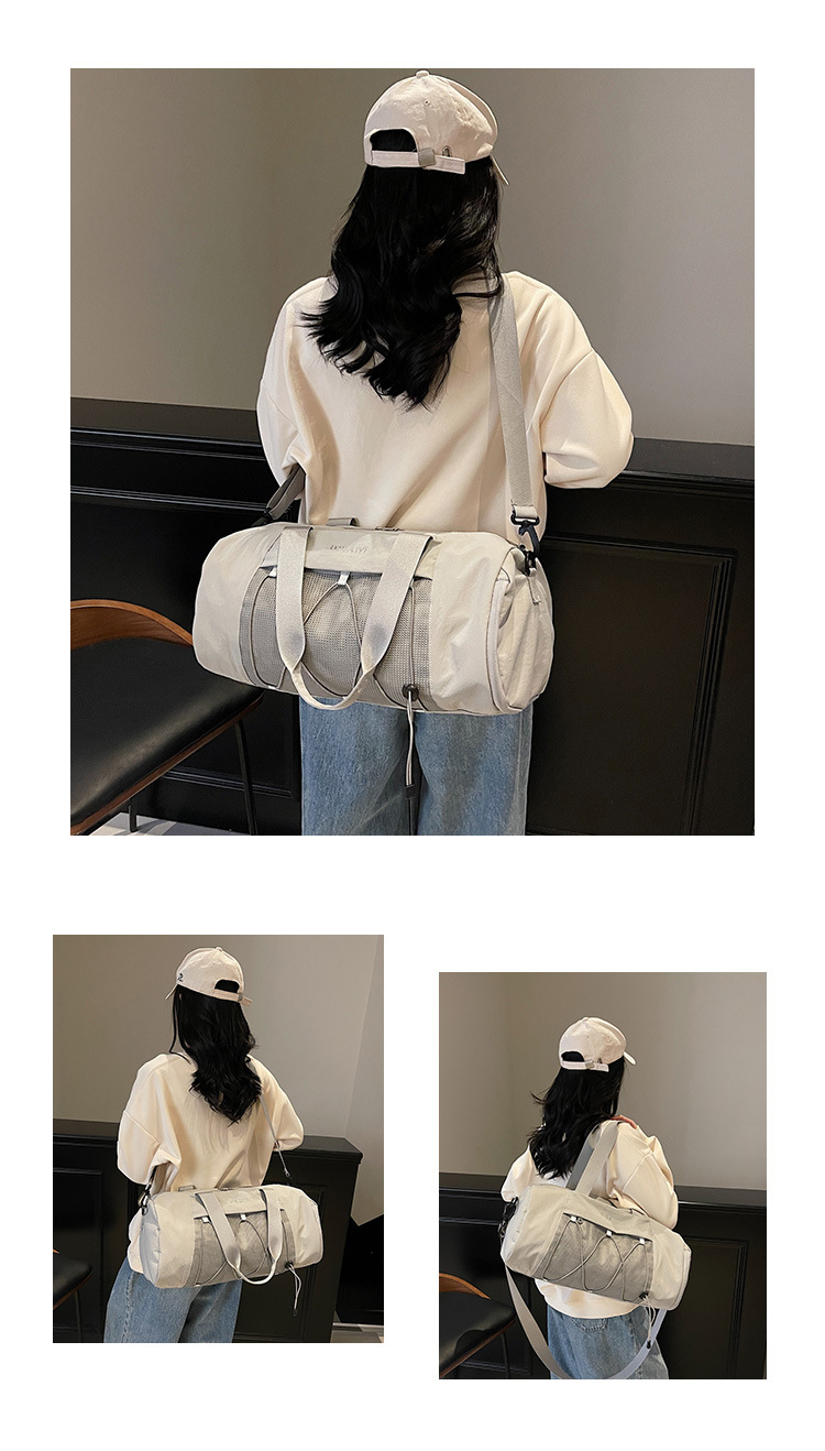 Dry-wet separation sports bag, yoga and travel, large capacity