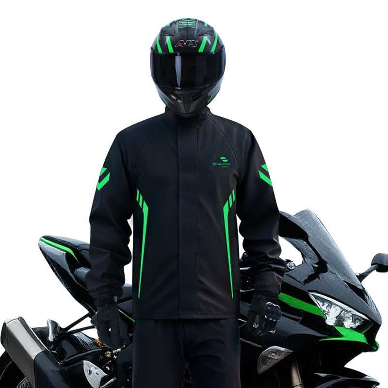 Regenjacke, vollständiger wasserdichter Schutz, Motorrad- und Fahrradnutzung