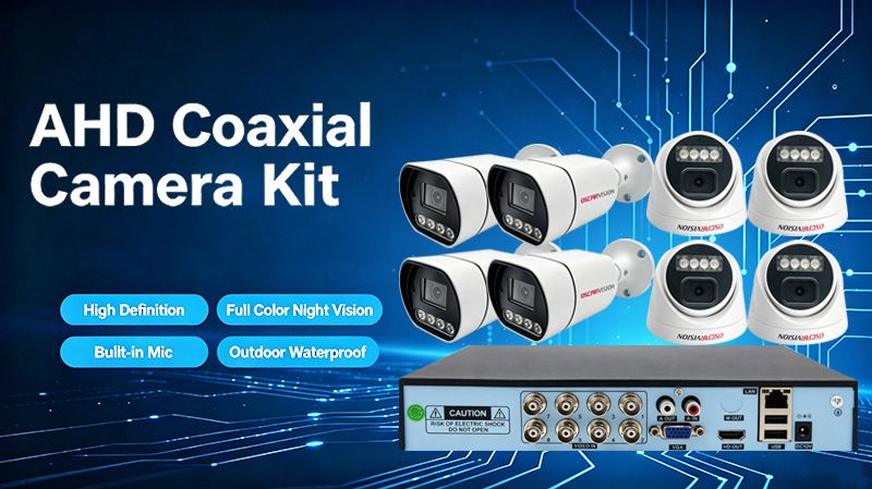 AHD coaxial camera, 2MP-5MP-4K, outdoor, waterproof
