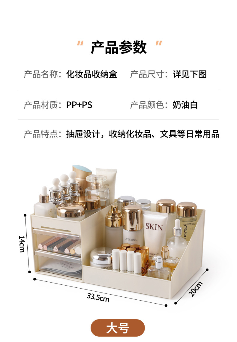 Glas-Kosmetik-Aufbewahrungsbox, staubdicht, europäischer Stil
