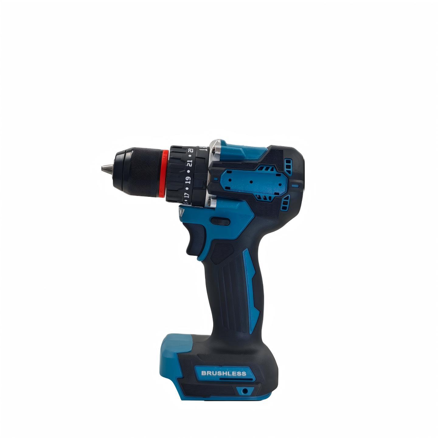 Brushless lithium cordless drill, impact driver bit set