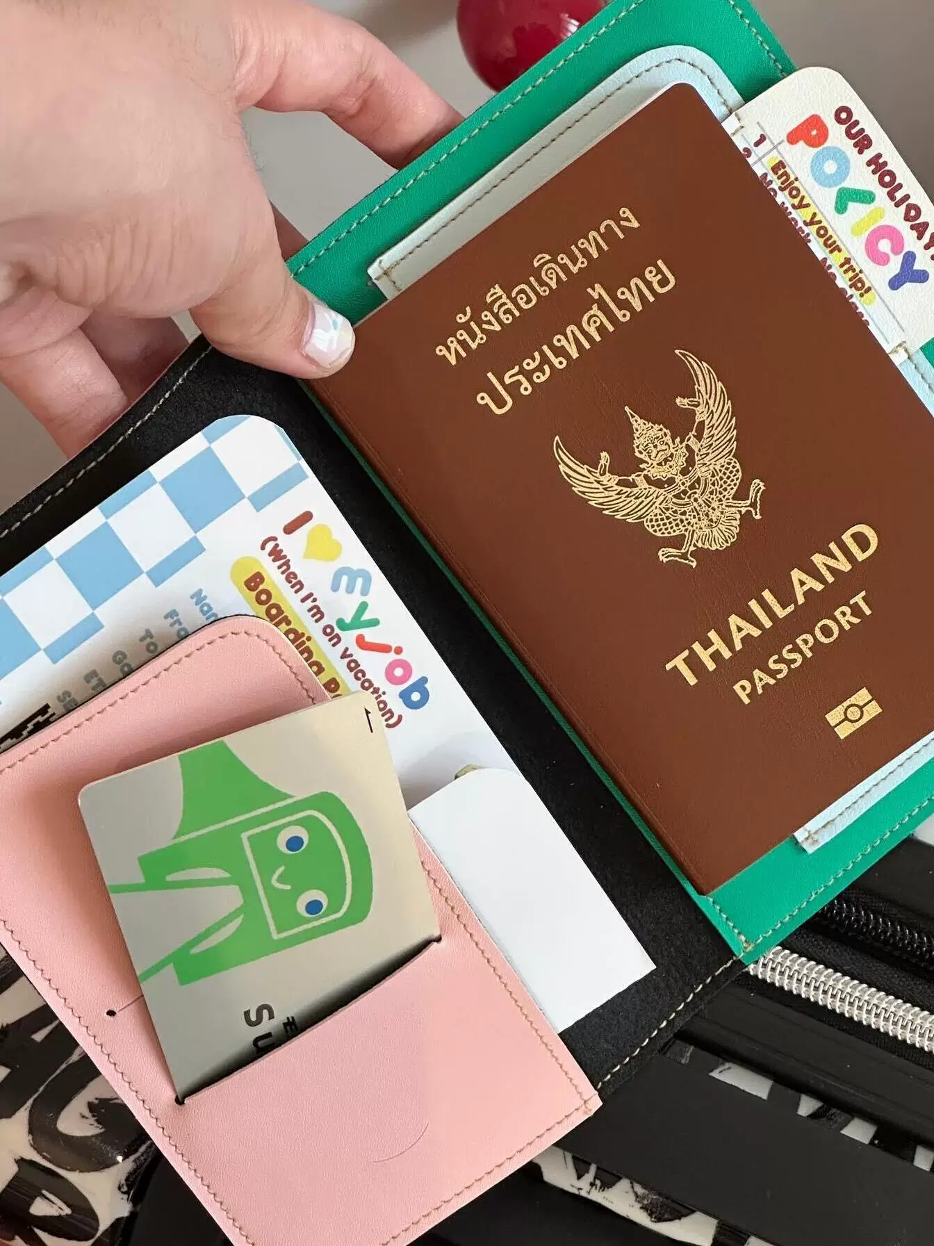 Pasaport tutucusu çok işlevli, renkli, seyahat kartı cüzdanı
