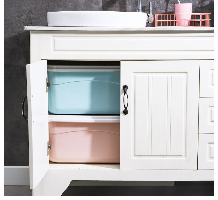 Plastic Storage Box with Lid Extra Large Portable
